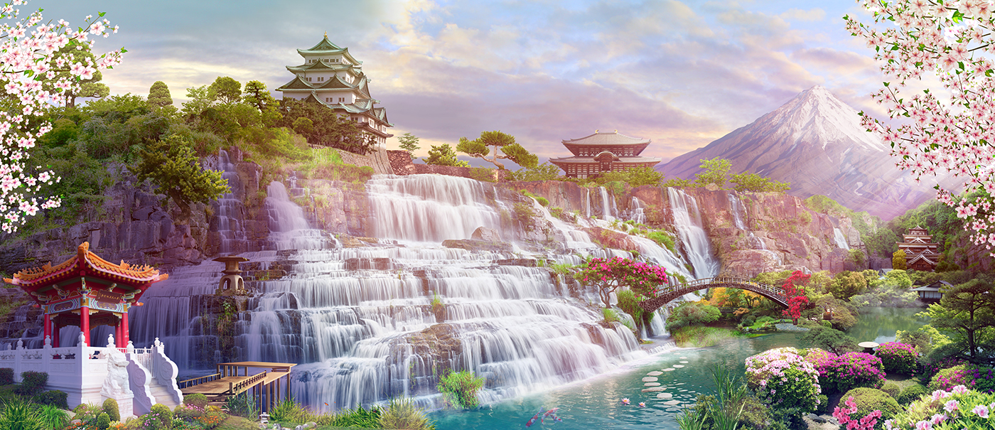 6 Японские водопады